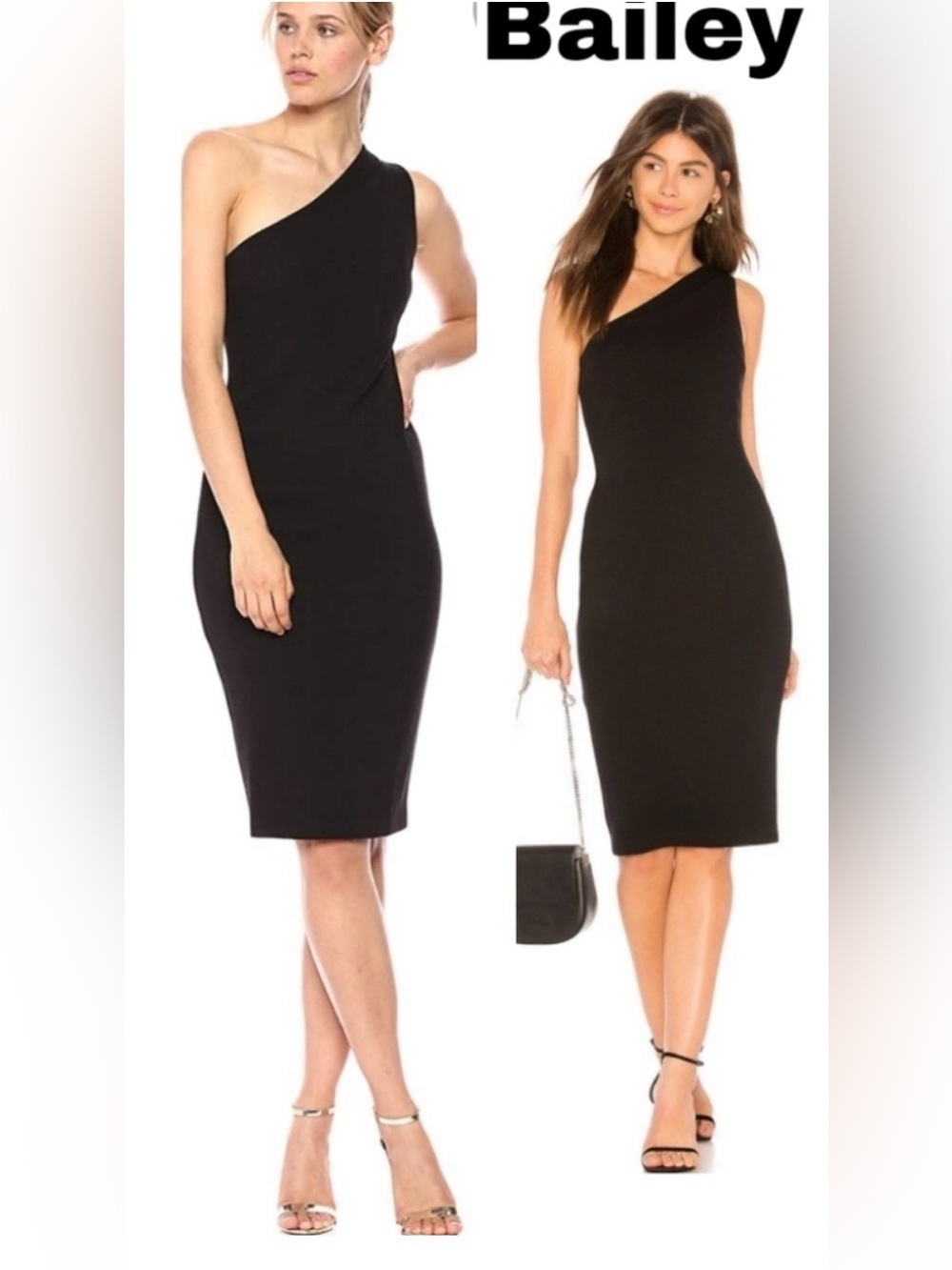 Bailey/44 One Shoulder Bodycon Midi Dress